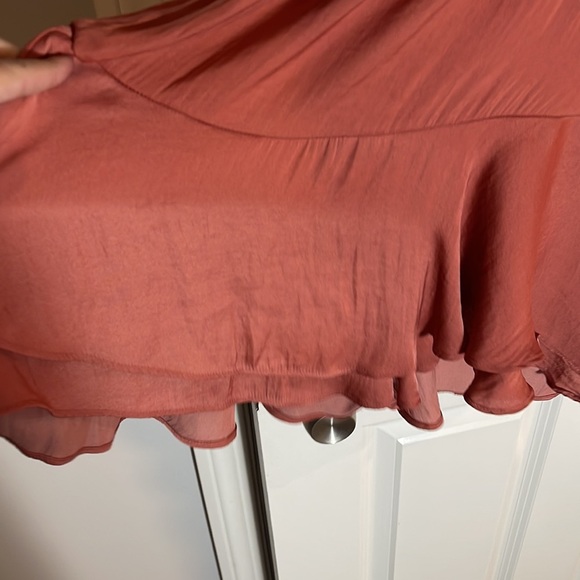 Simply Vera/ Vera Wang women’s copper colored dress size M - Picture 7 of 12